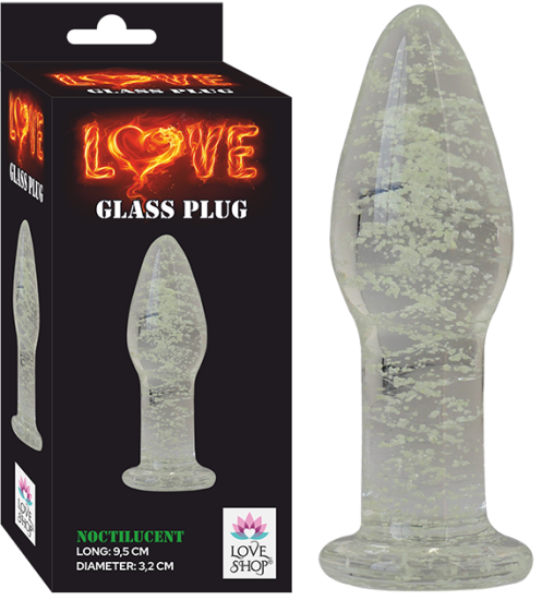 LOVE GLASS PLUG