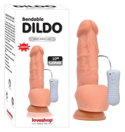 Solid Dildos 10'' Vibrating